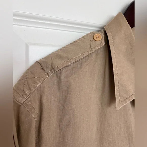 Ralph Lauren Tan Casual Button Down Shirt - Picture 3 of 4